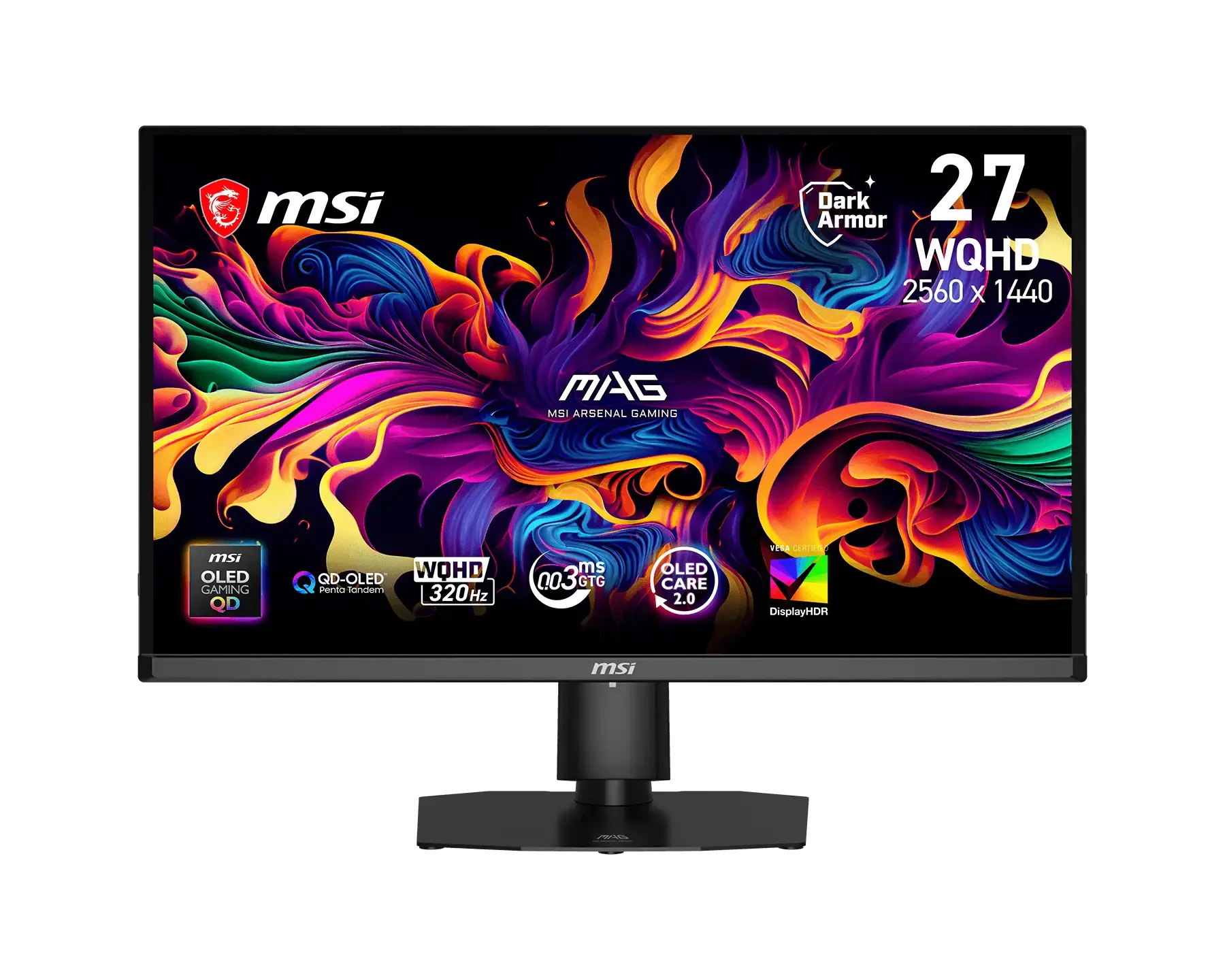 MSI MAG OLED 271QPX32 — original manufacturer model image