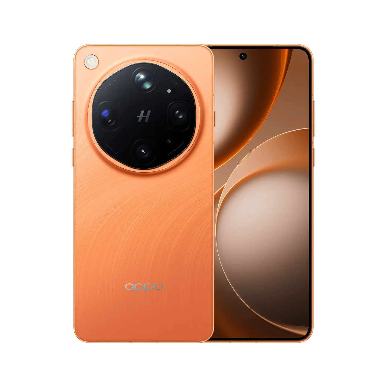 OPPO Find X9 Ultra in Canyon Orange, official product view