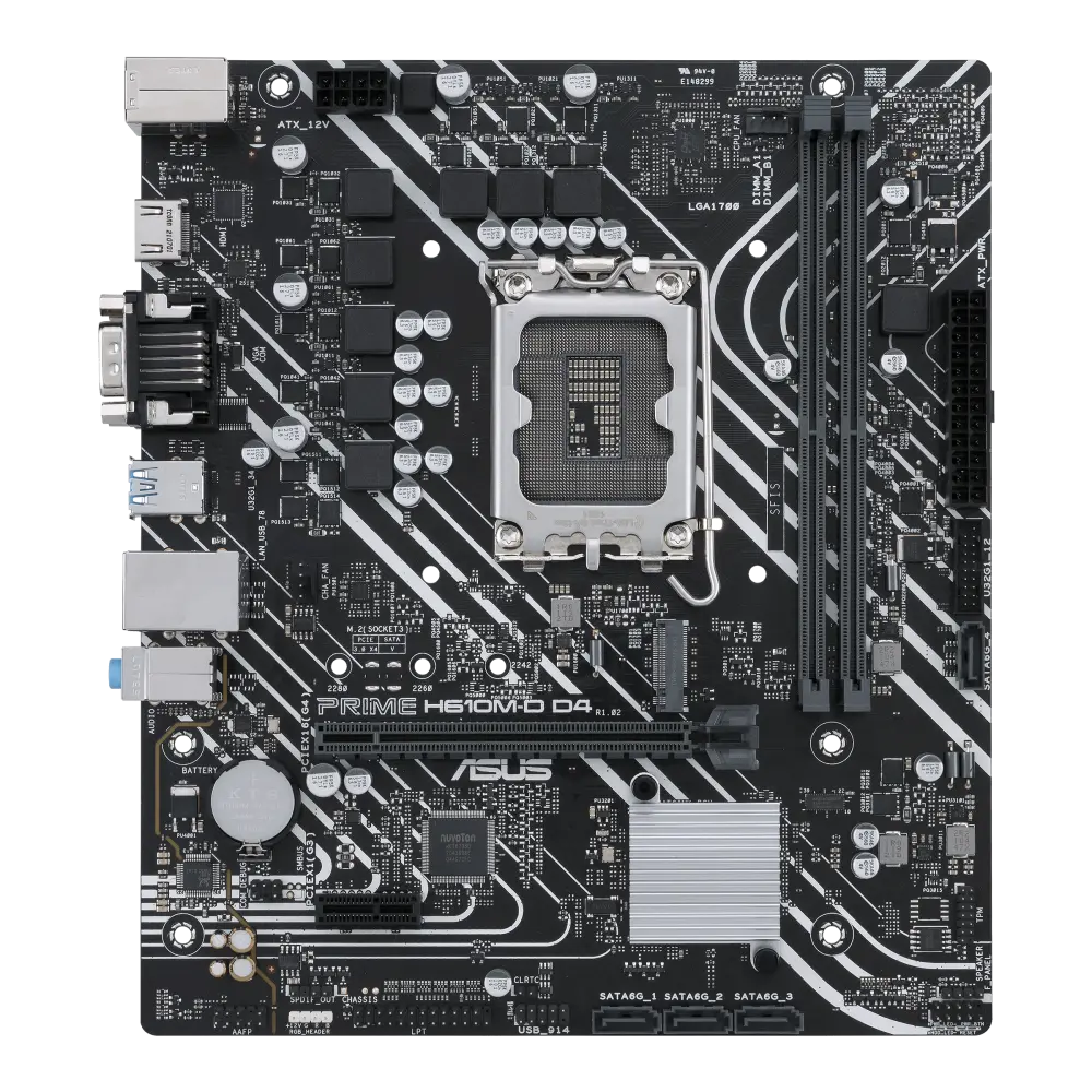 ASUS PRIME H610M-D D4-CSM official product image