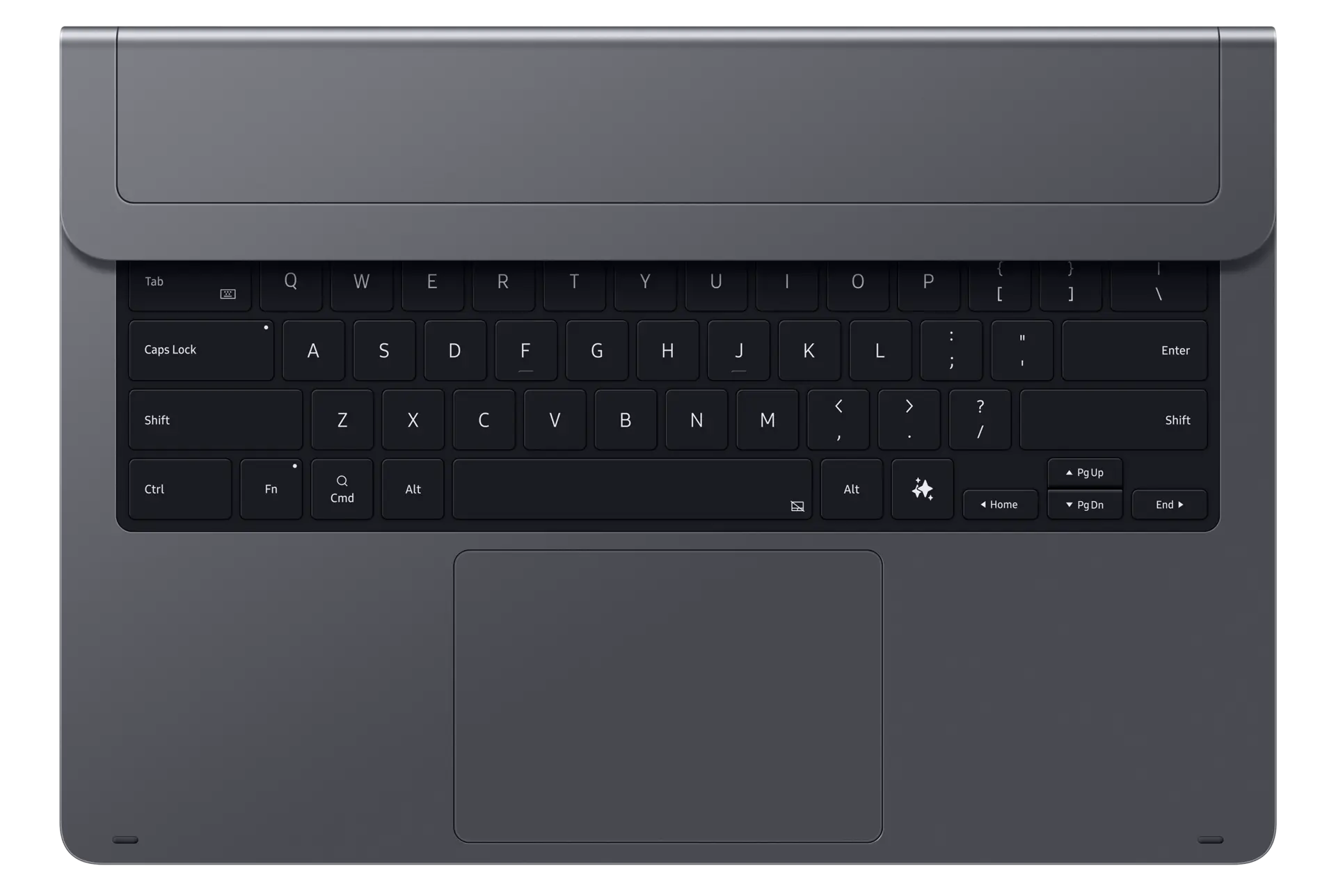 Galaxy Tab S11 Ultra Pro Keyboard Front Gray