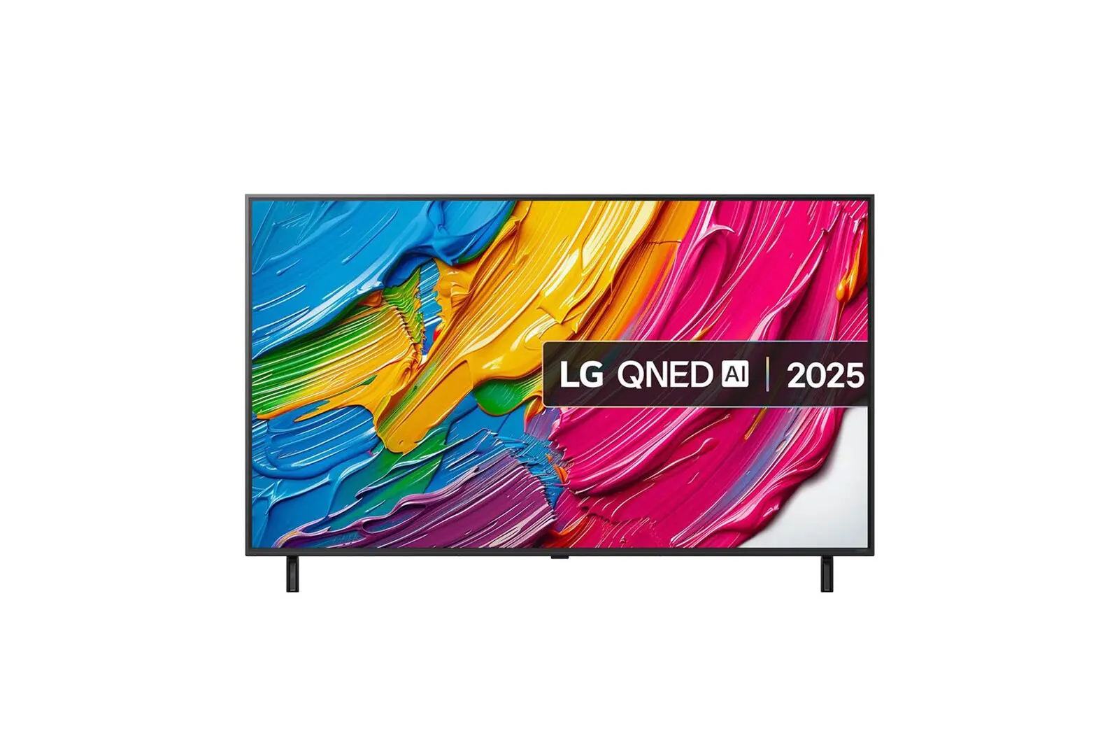 Front view of 55 inch LG QNED AI QNED8E 4K Smart TV 2025 55QNED8EA6B