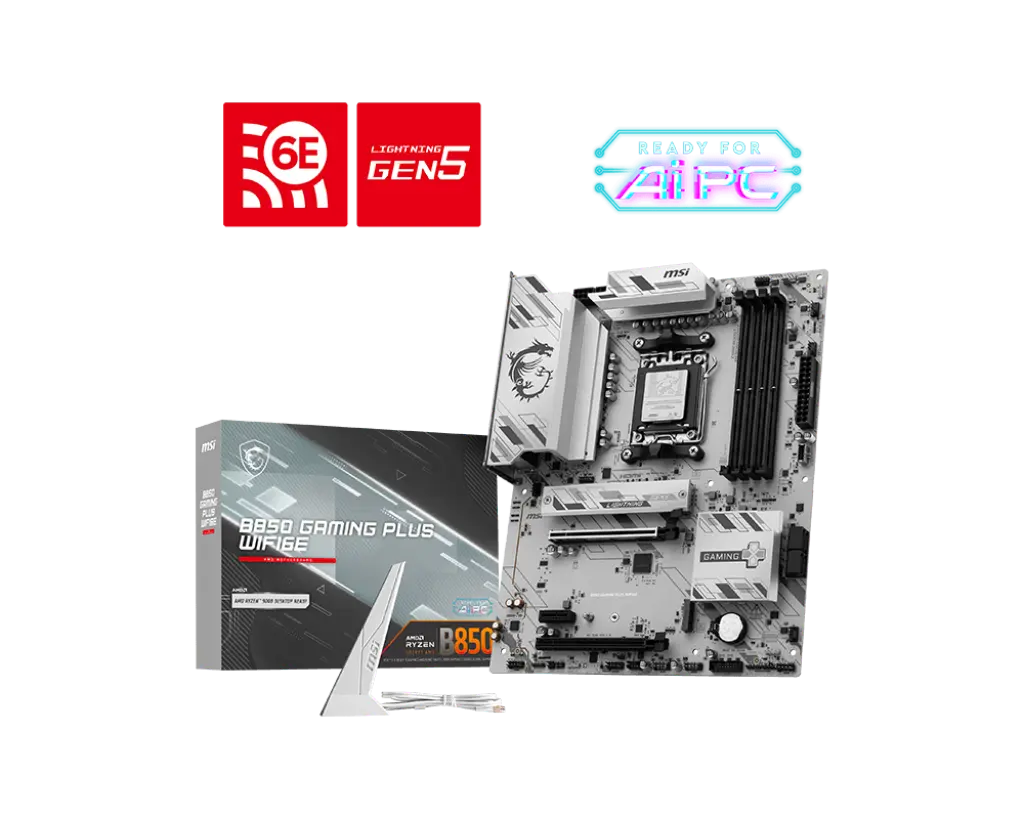 MSI B850 GAMING PLUS WIFI6E official product image