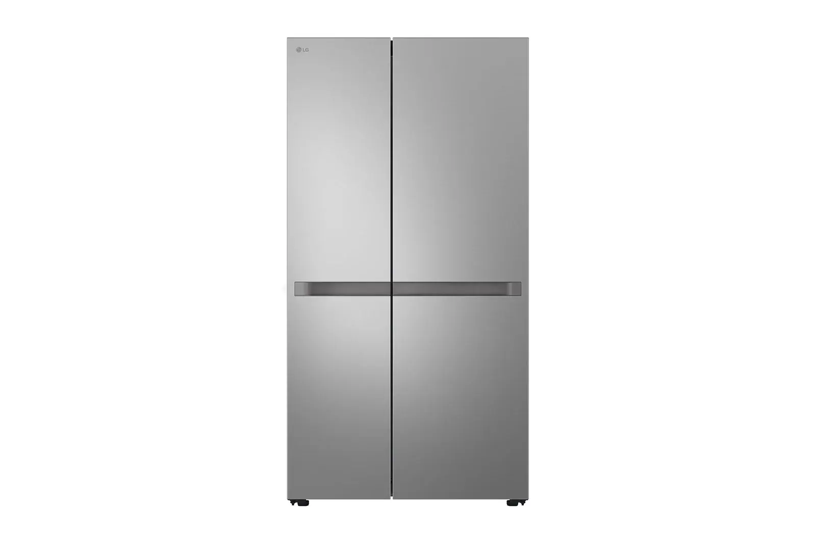 Front view of 662L NatureFRESH American Style Fridge Freezer, Silver GSBC40PYPE