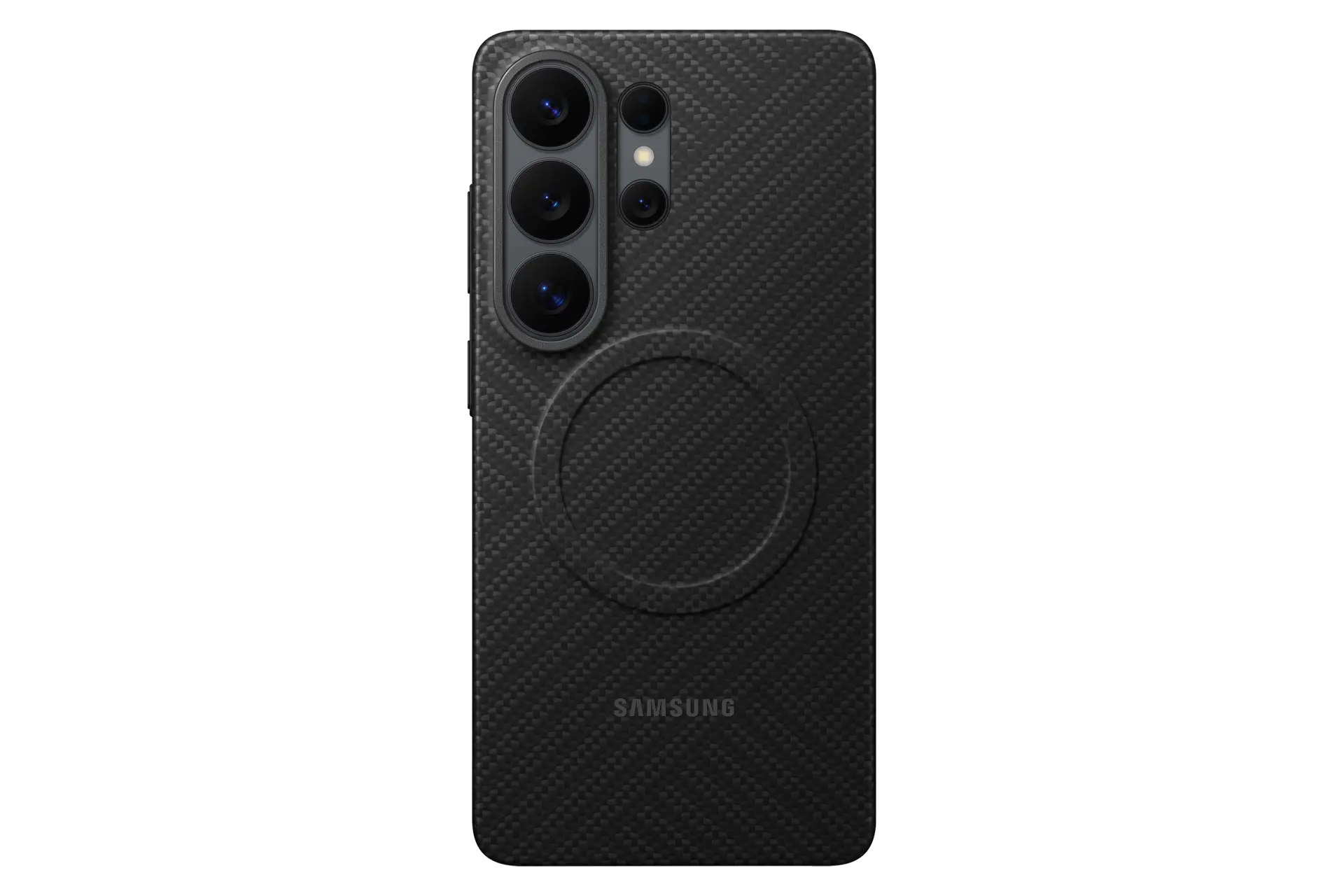 Galaxy S26 Ultra Carbon Magnet Case Front Black