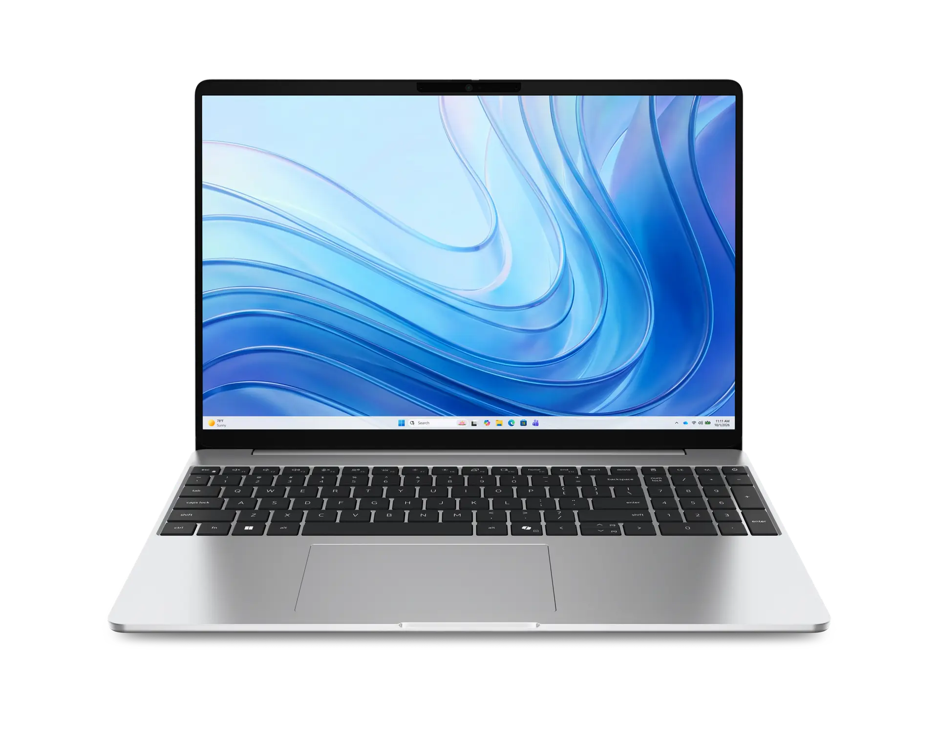 View forward-facing Dell 15 Laptop