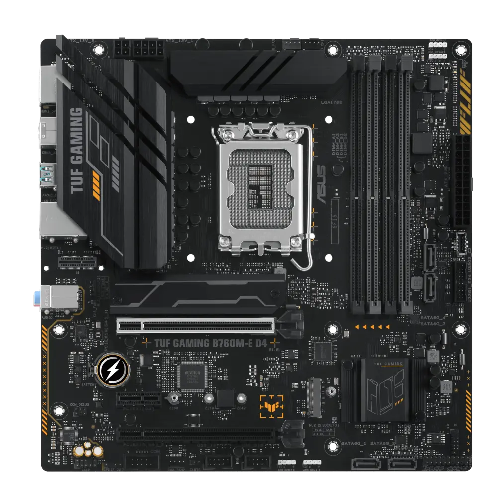 ASUS TUF GAMING B760M-E D4 official product image