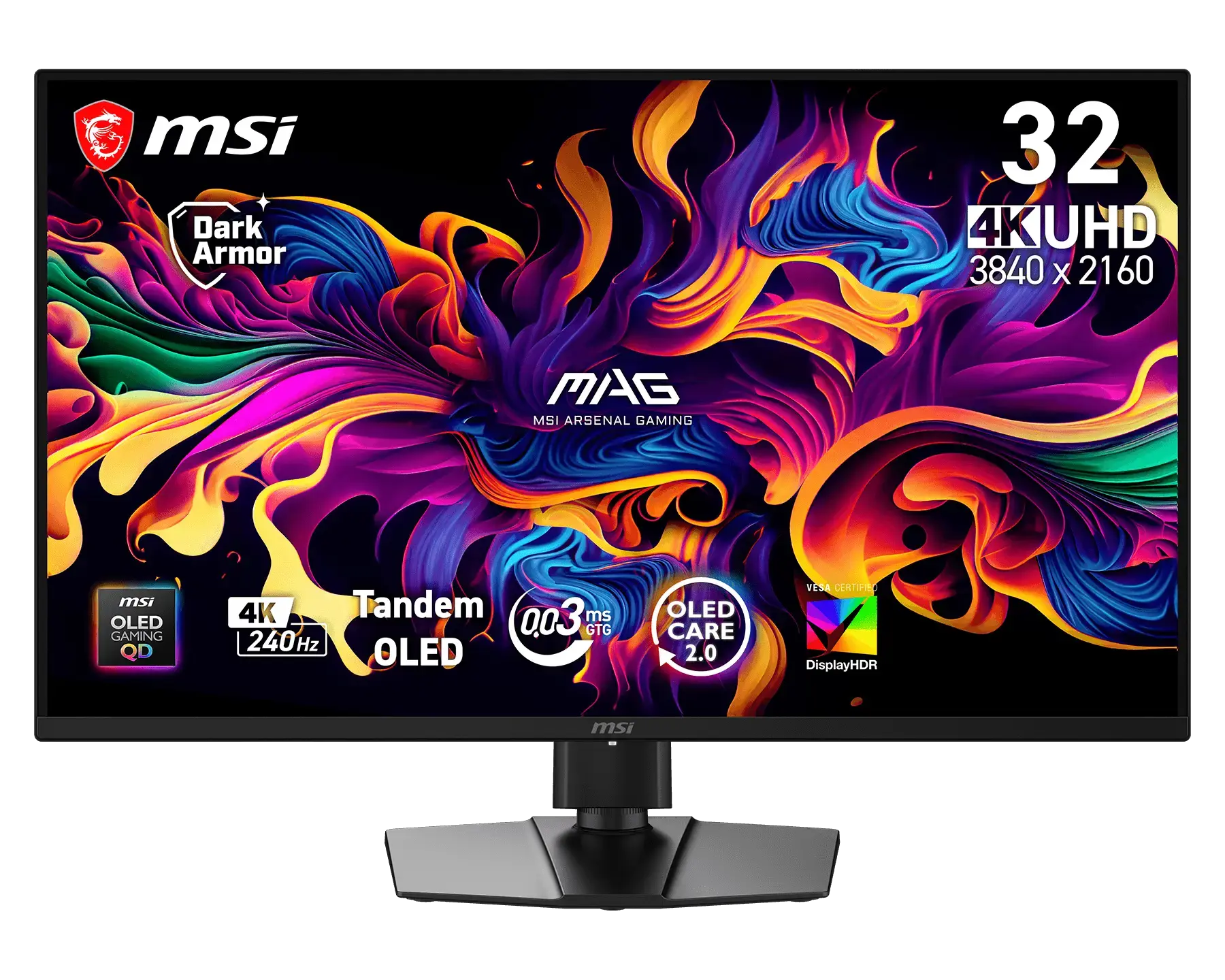MSI MAG 321UP QD-OLED X24 — original manufacturer model image