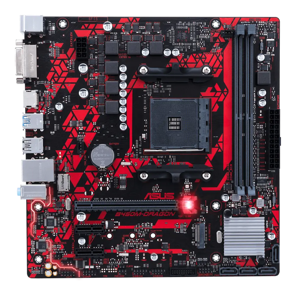 ASUS B450M-DRAGON official product image