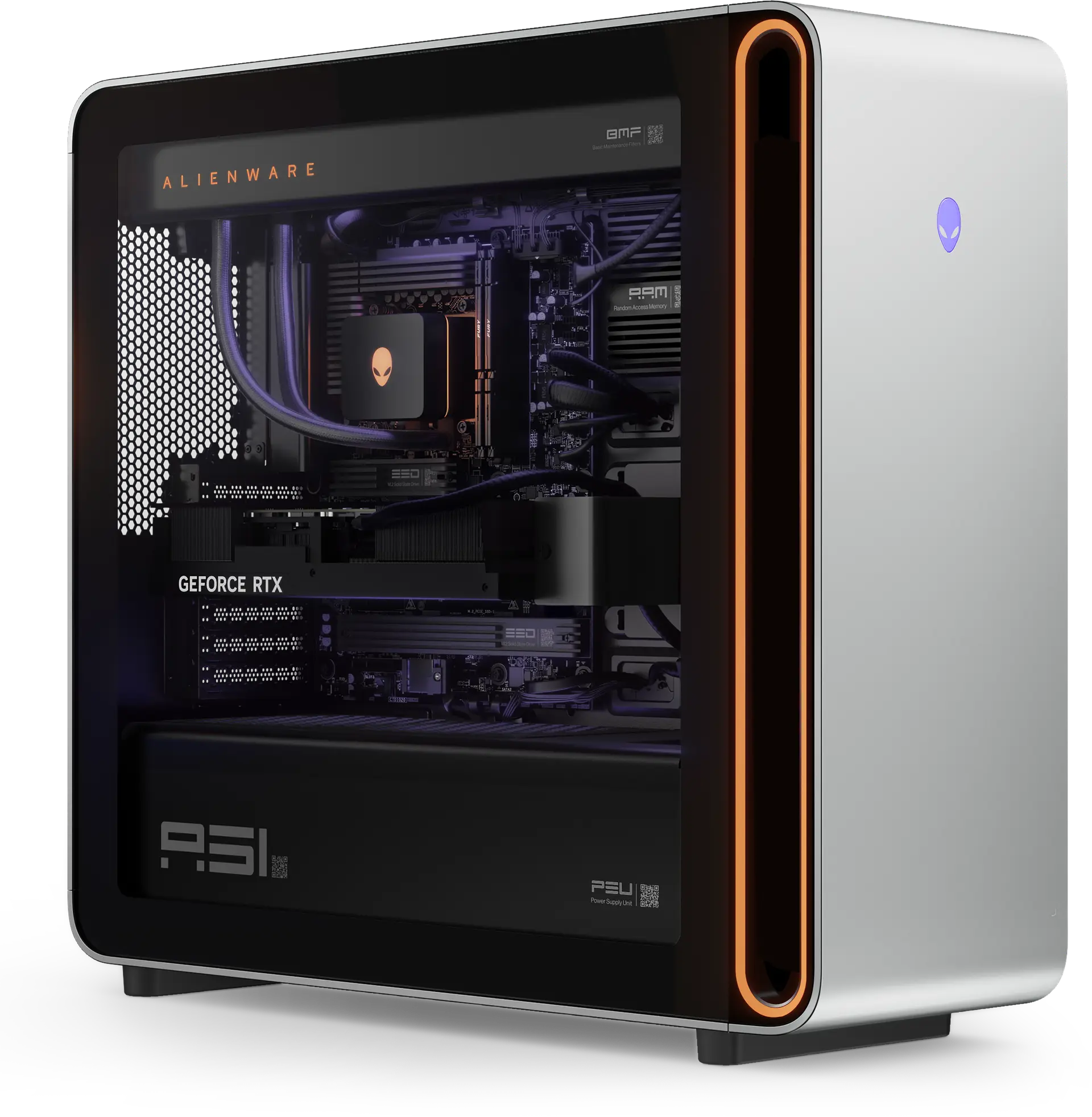 View forward-facing Alienware Area-51 Gaming Desktop