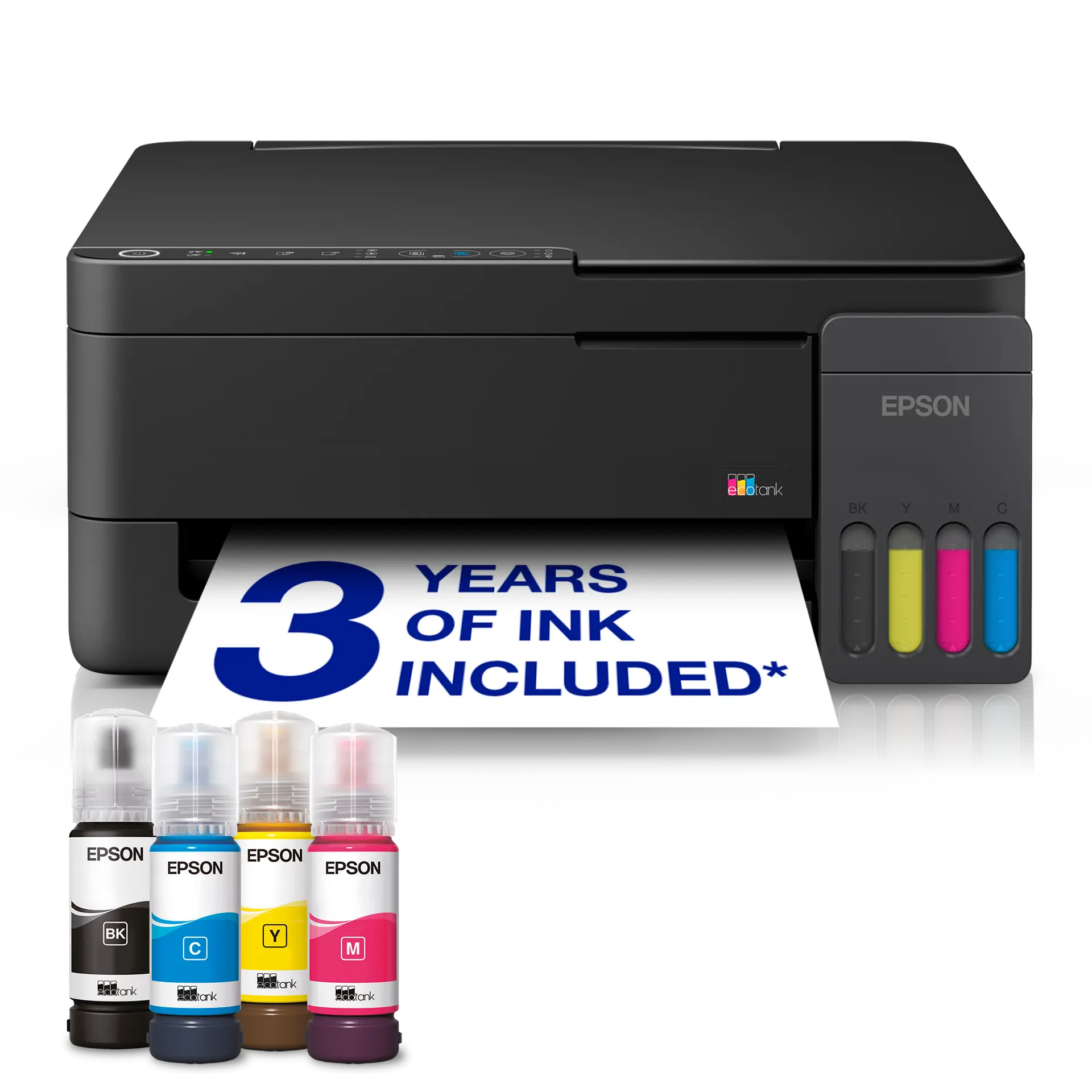 Epson EcoTank ET-2910 A4 Multifunction Wi-Fi & AirPrint Ink Tank Printer With Up To 3 Years Of Ink Included — exact C11CL62401 manufacturer product image