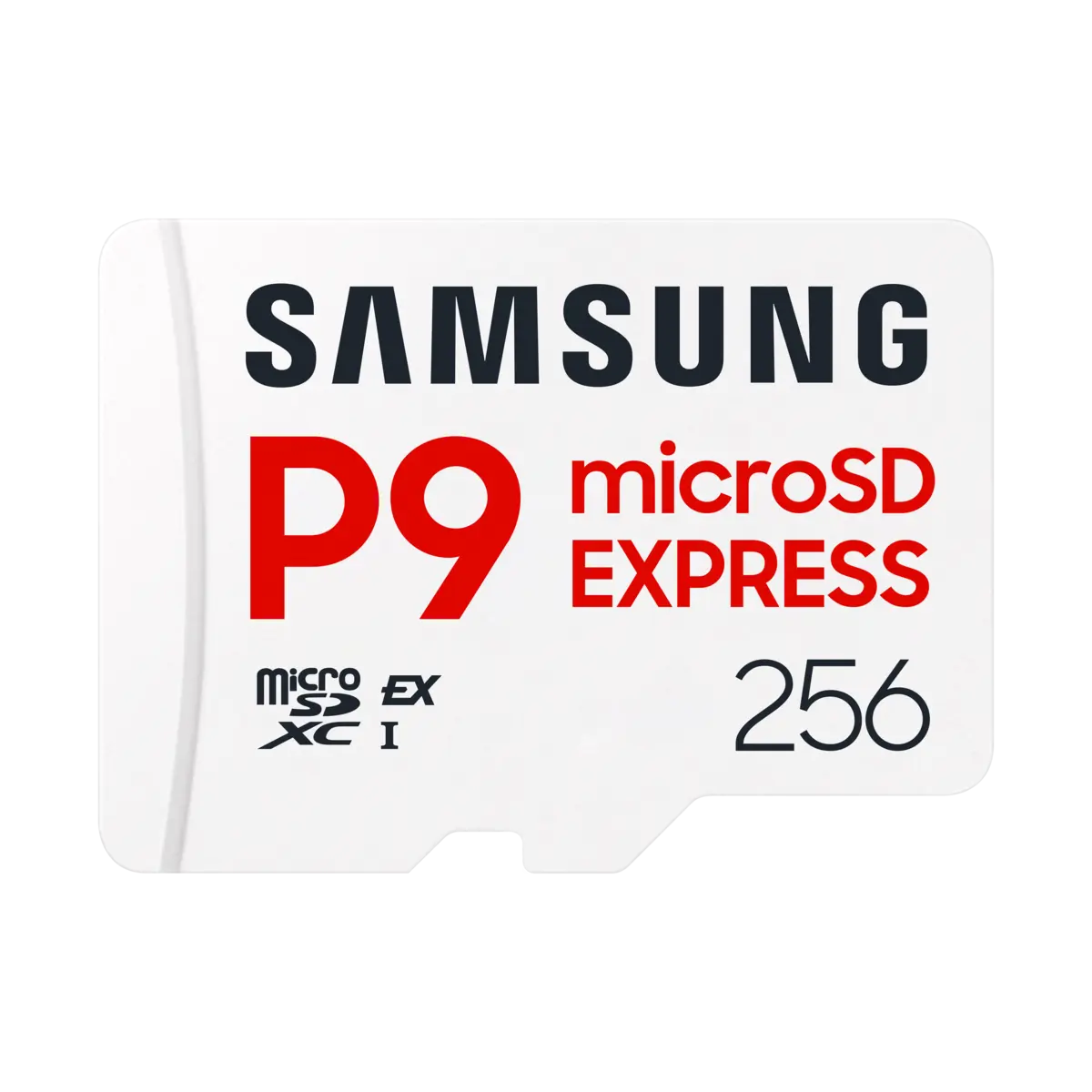 microSD Express Card P9 Express Front White 