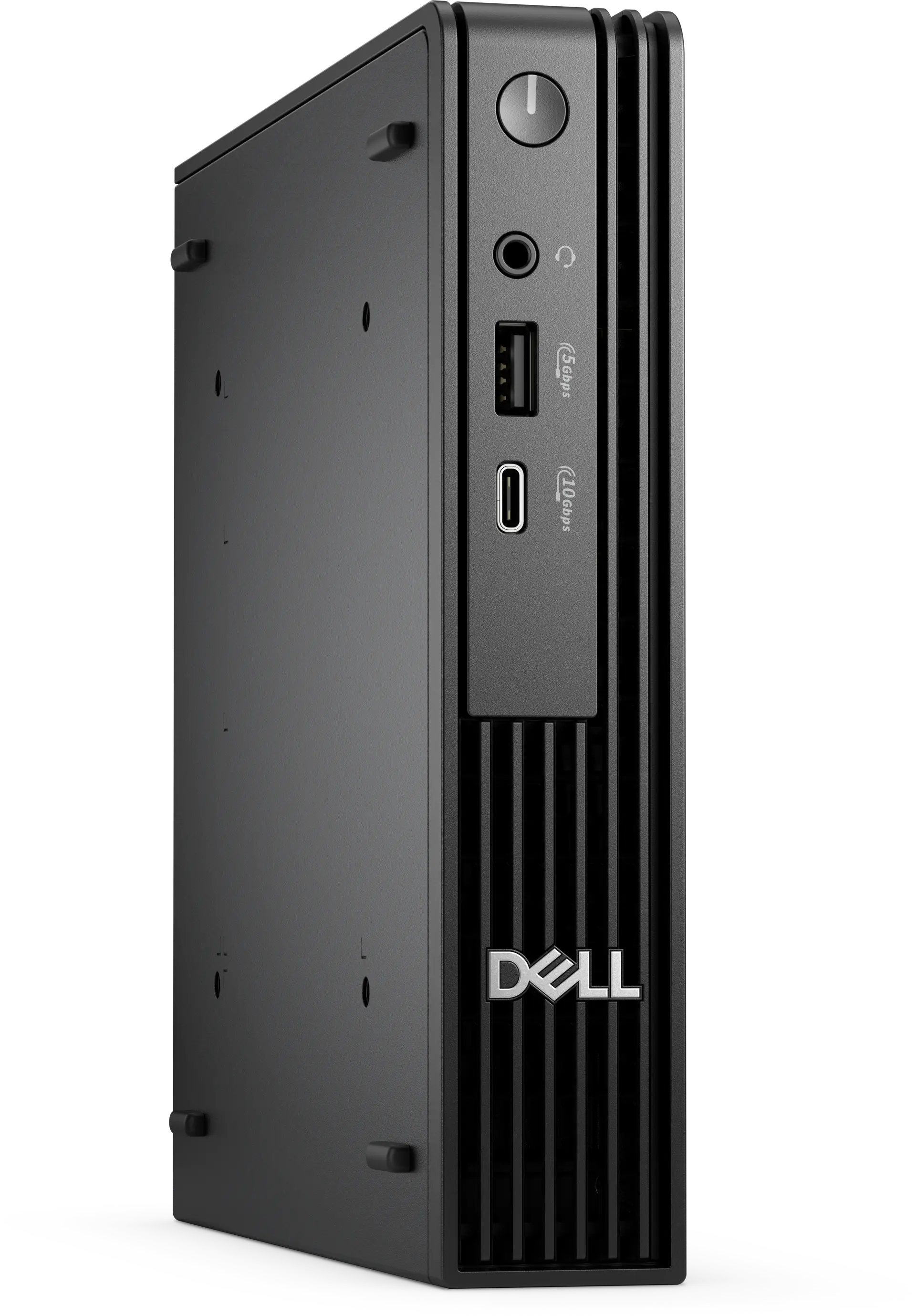 View right-facing Dell Pro QCM1250 Micro Desktop