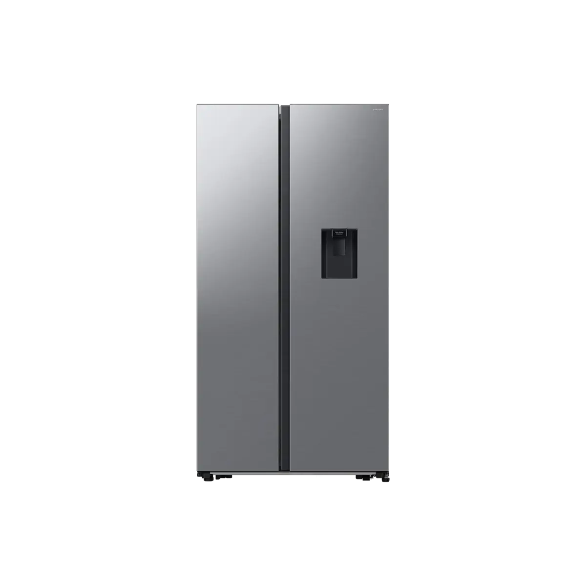 Bespoke AI Side-By-Side Refrigerator Series 7 SpaceMax™ 578L Front Silver 