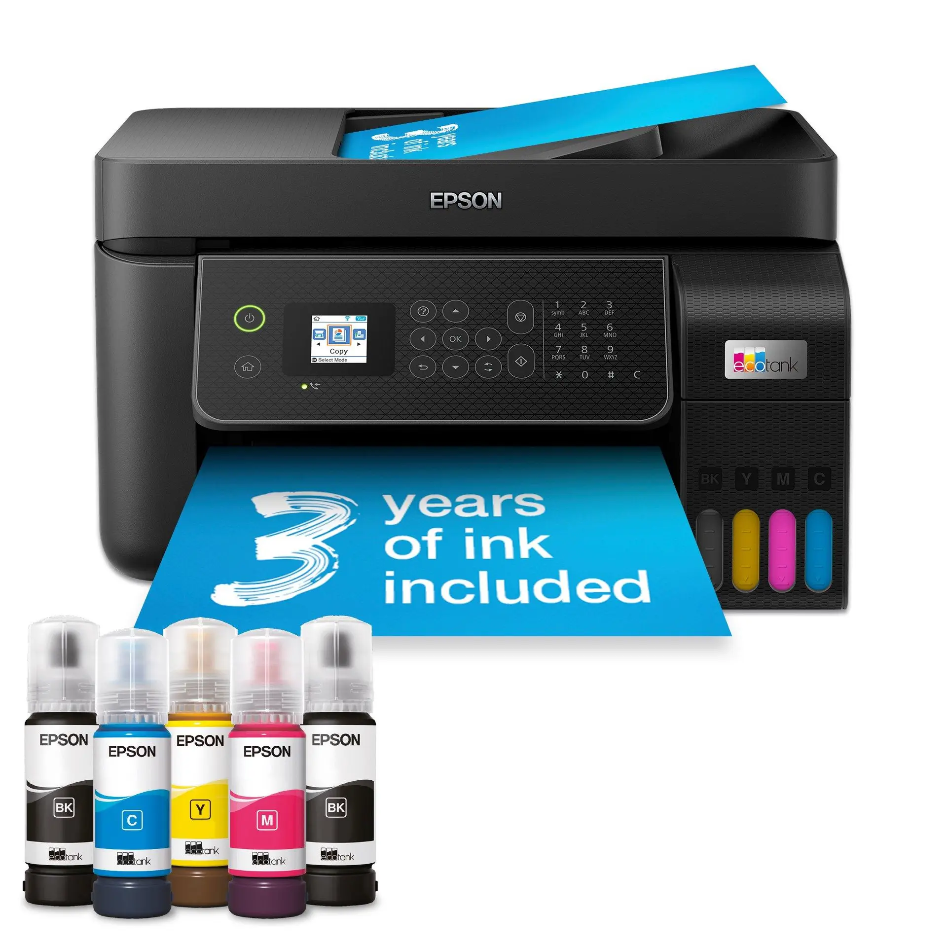 Epson EcoTank L5310 Multifunction Wi-Fi Ink Tank A4 Printer, With Up To 3 Years Of Ink Included — exact C11CJ65412CA manufacturer product image