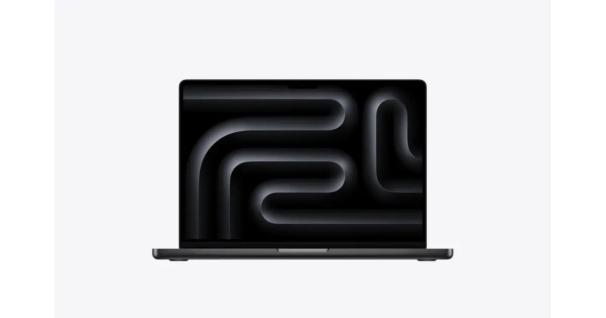 Apple MacBook Pro 14-inch (M5 Pro) — Space Black (MGDR4B/A), exact official UK configuration image