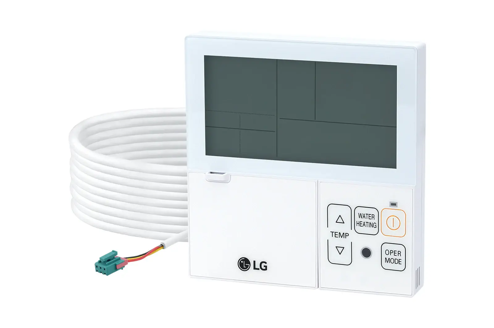 Front view of LG Commercial Air Conditioning Wired Remote Control - AKB73355703 AKB73355703