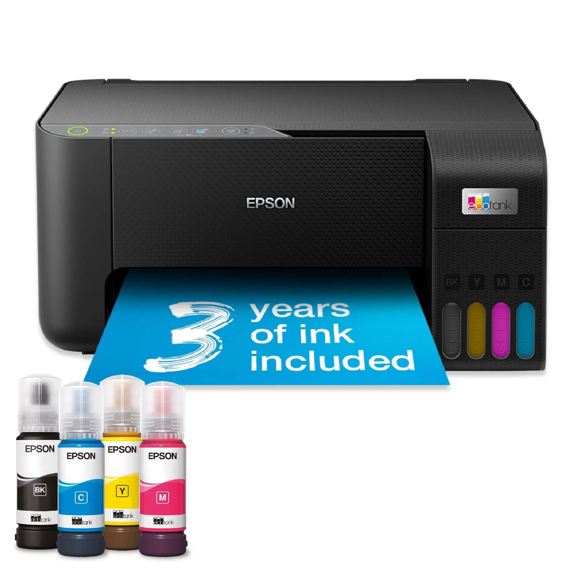 Epson EcoTank ET-2862 A4 Multifunction Wi-Fi Ink Tank Printer, With Up To 3 Years Of Ink Included — exact C11CJ67427 manufacturer product image