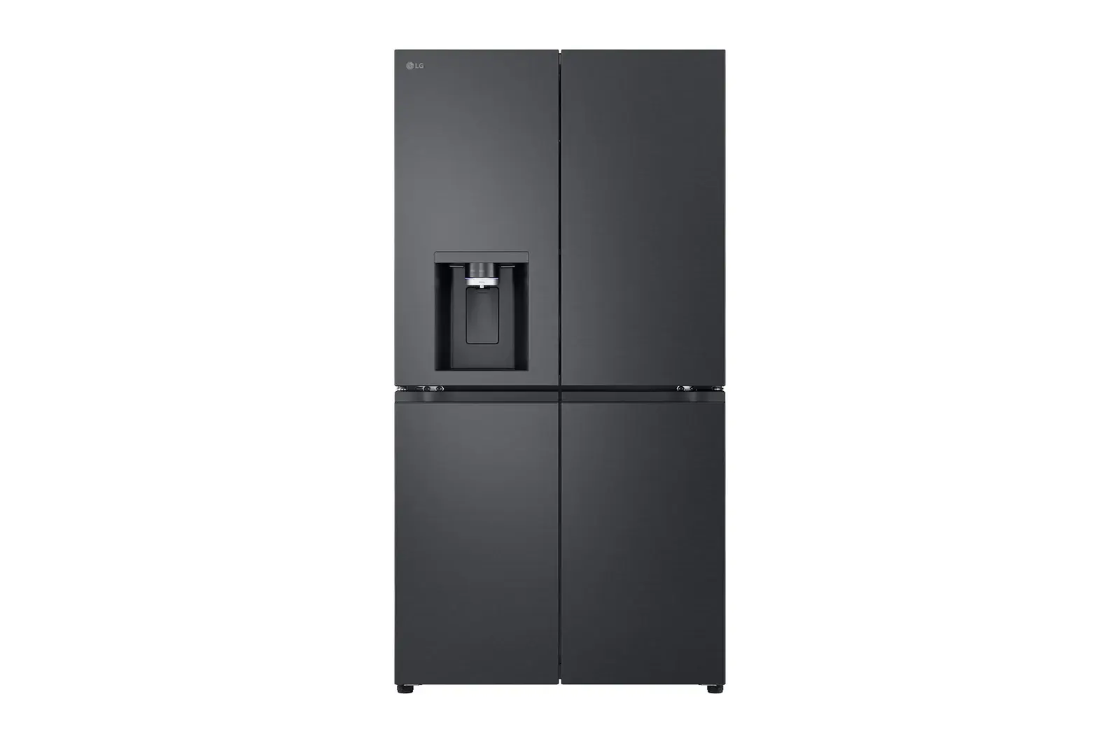 Front view of 646L NatureFRESH Multi Door Fridge Freezer, Black GMF960EV4E