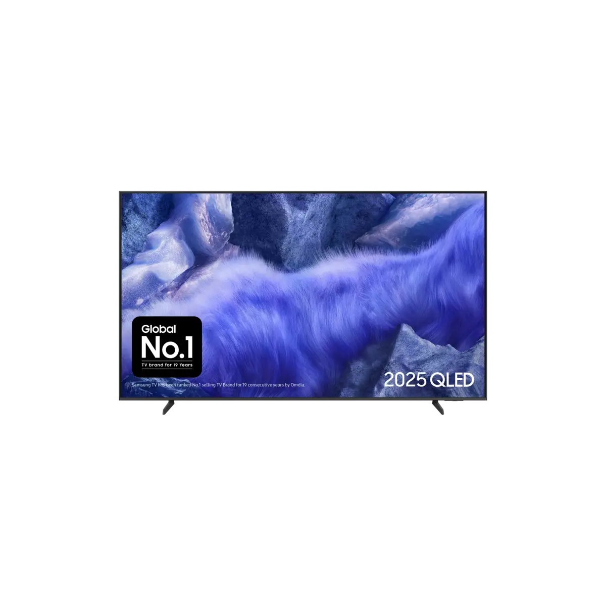 75" QLED QEF1 4K Vision AI Smart TV (2025) Titanium Gray