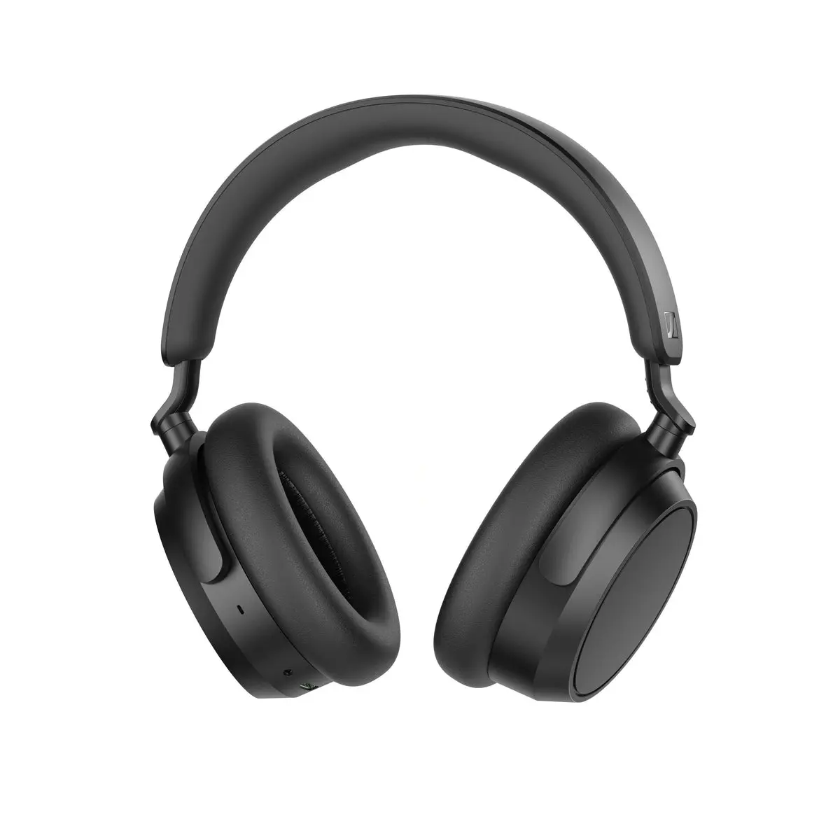 Sennheiser ACCENTUM Plus Wireless over-ear headphones in black, front view