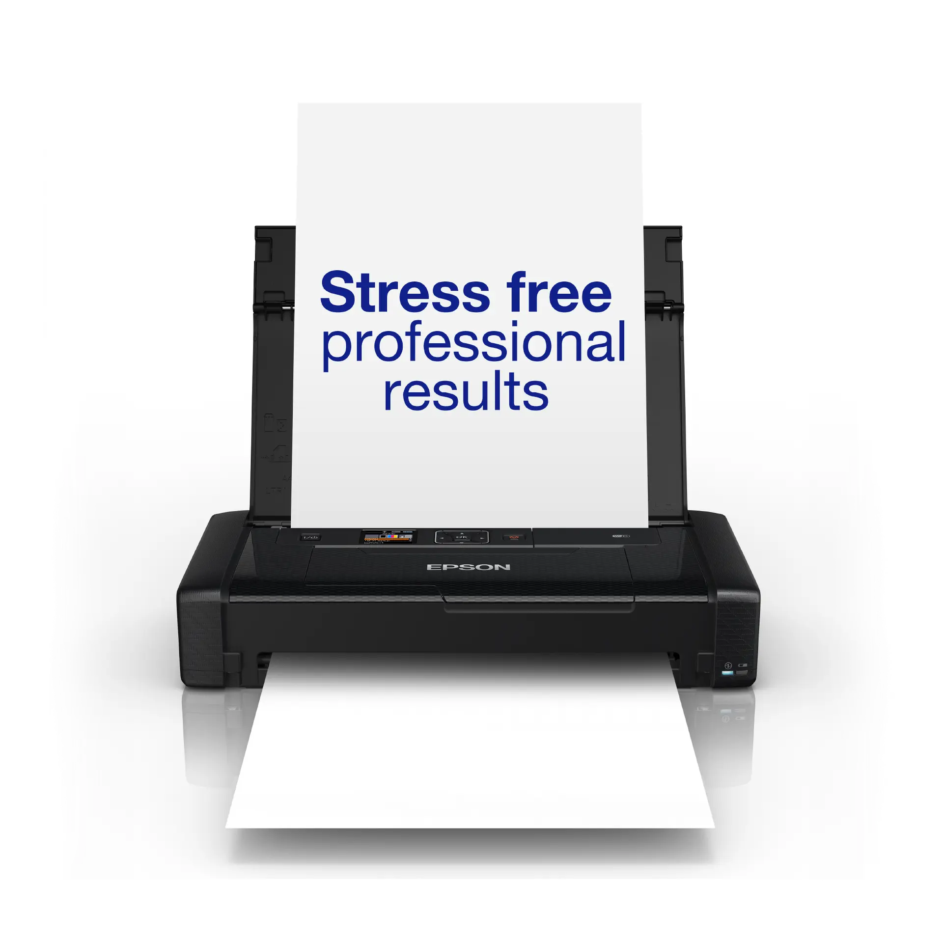 Epson WorkForce WF-110W A4 Portable Single Function Inkjet Printer — exact C11CH25401DA manufacturer product image