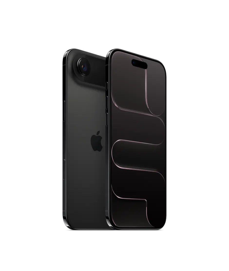 Apple iPhone Air in Space Black, official product view