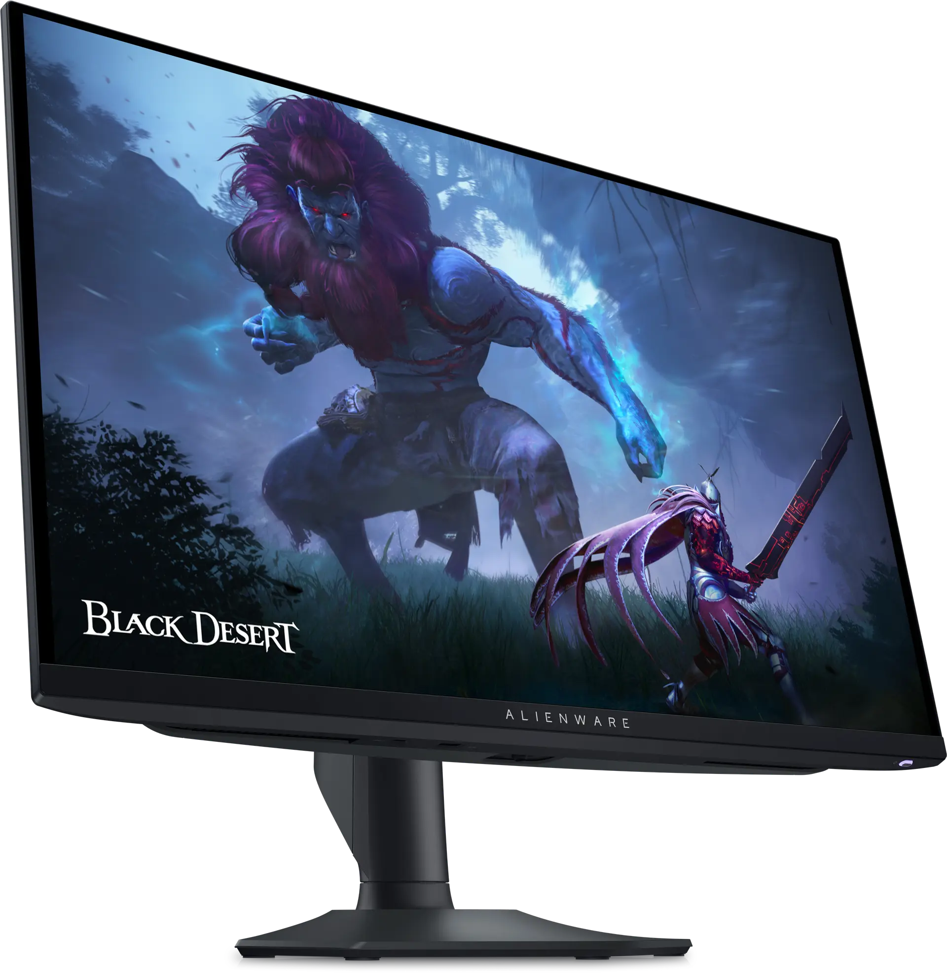 View right-facing Alienware 27 360Hz QD-OLED Gaming Monitor - AW2725DF