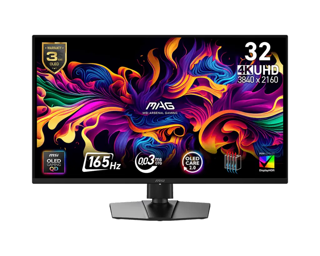 MSI MAG 322UP QD-OLED E16 official product image