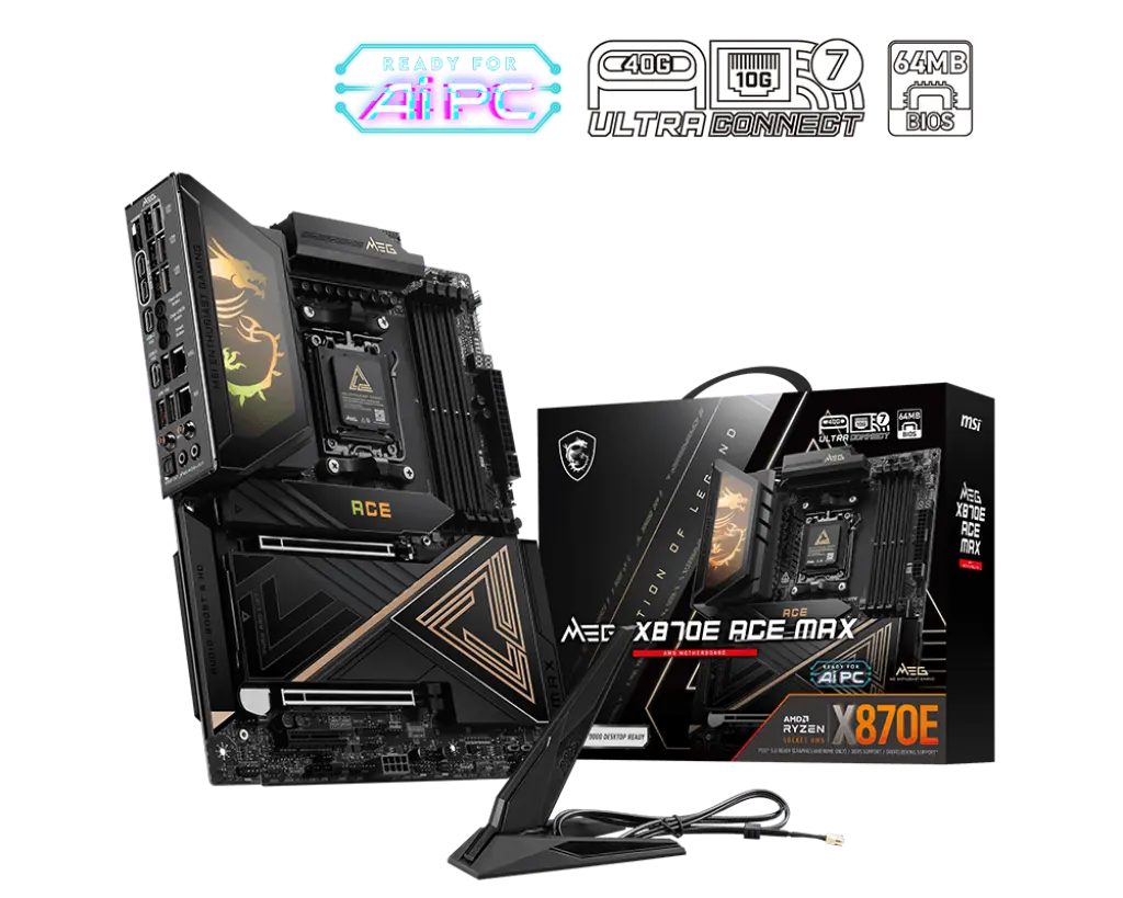 MSI MEG X870E ACE MAX official product image