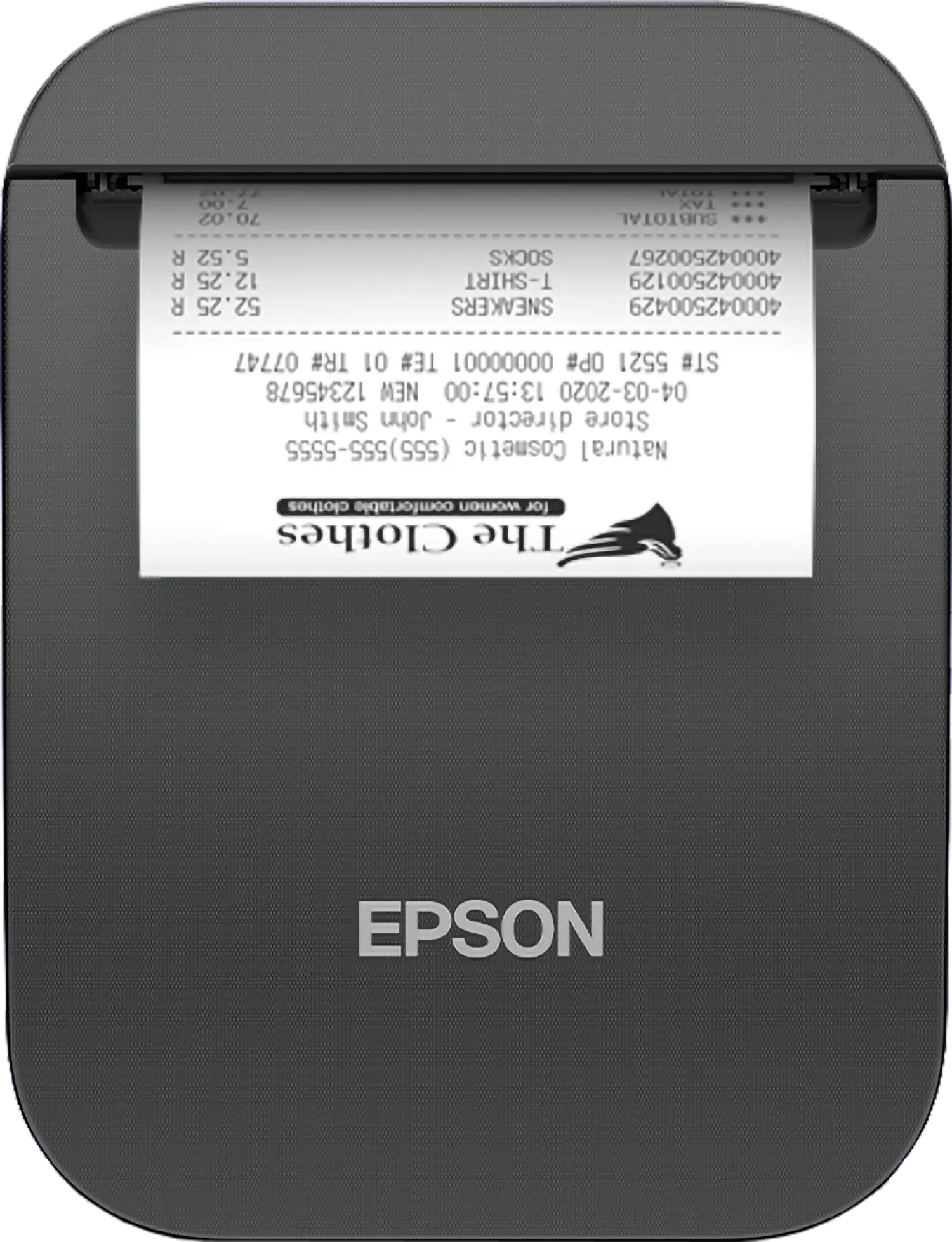 Epson Epson TM-P80II (131): Mobile Receipt, Autocutter, Wi-Fi, USB-C, Black, WE/CEE — exact C31CK00131 manufacturer product image