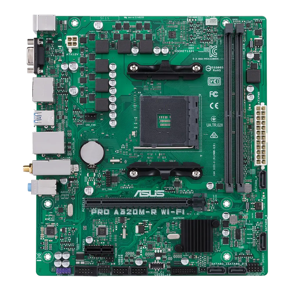 ASUS PRO A320M-R WI-FI official product image