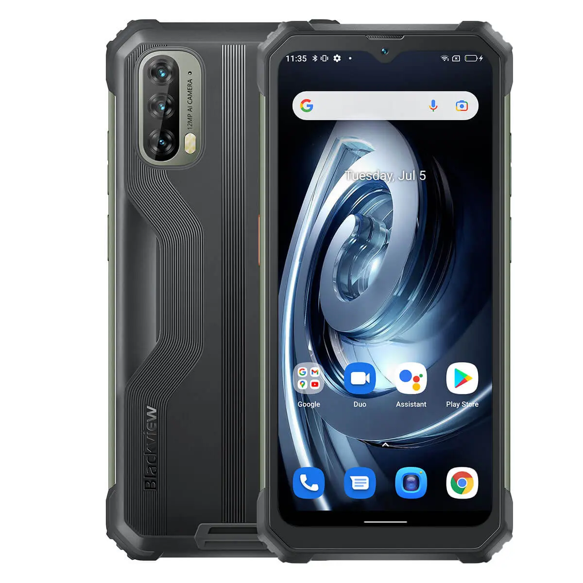 Blackview BV7100, official exact-model product image for 6GB+128GB / Black.