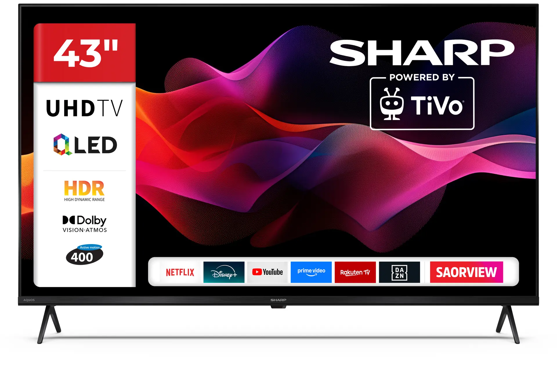 Sharp 43HM5245I television, official exact-model product image.