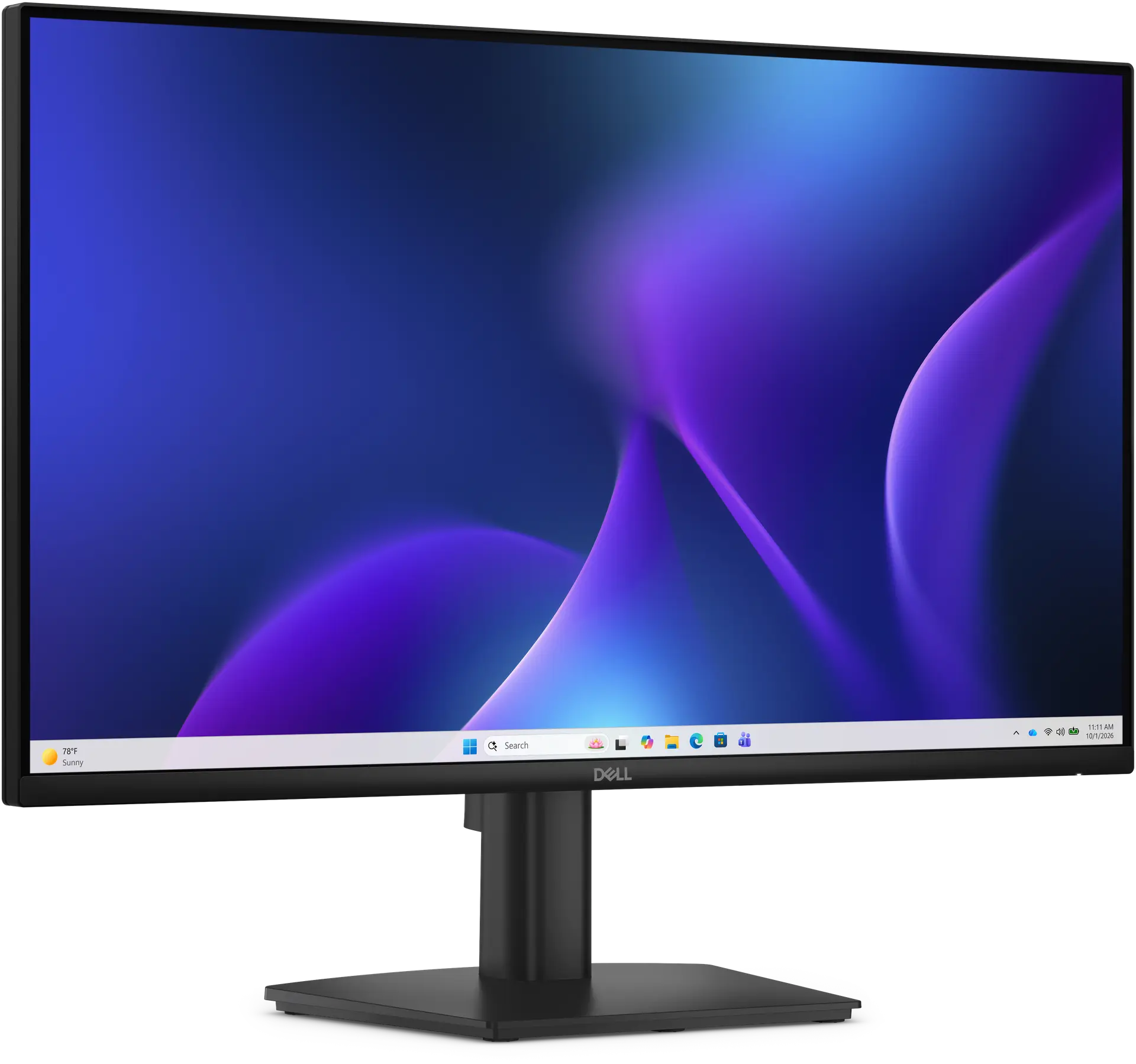 View right-facing Dell Pro E2426H Monitor