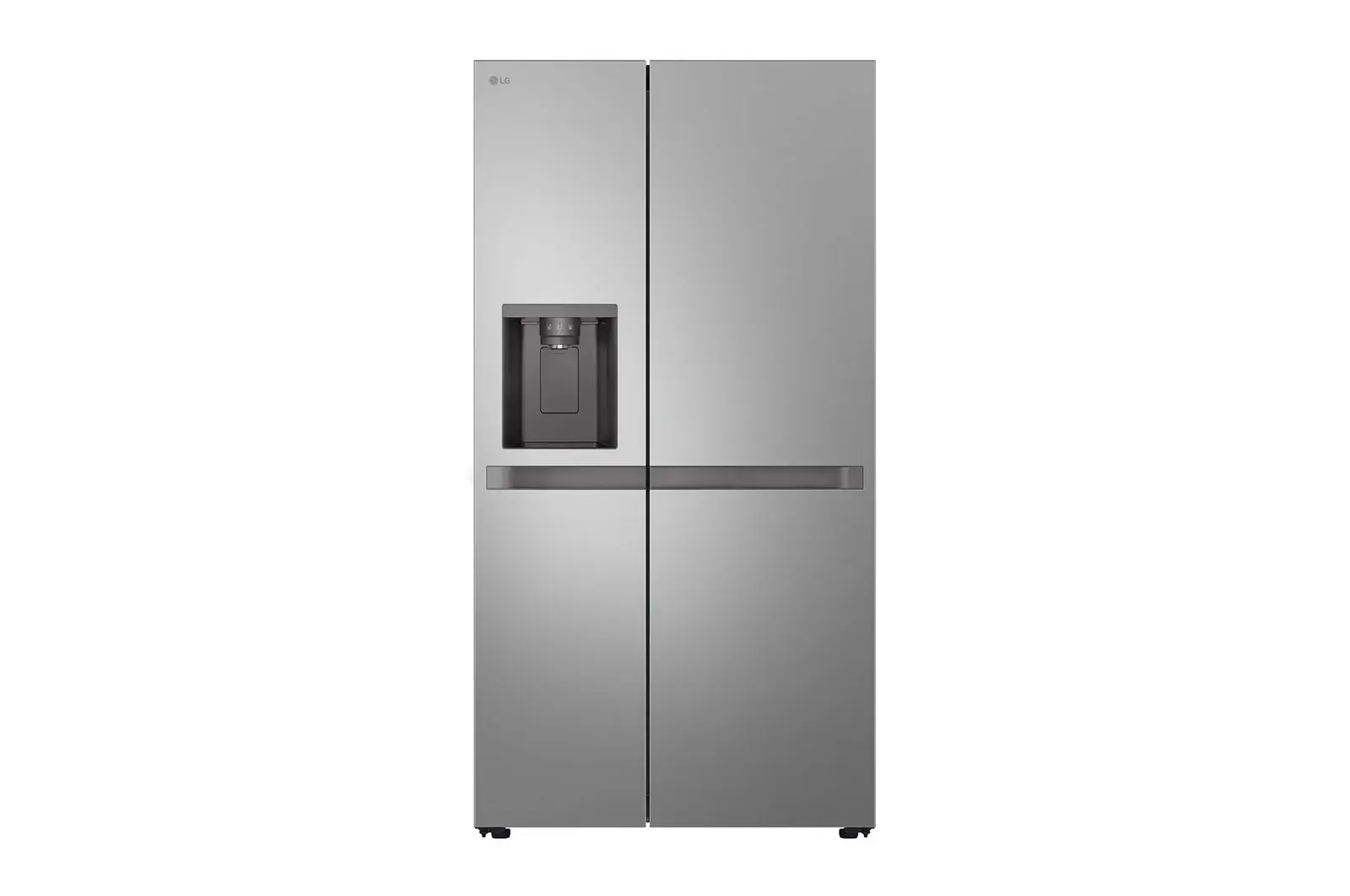 Front view of 641L NatureFRESH American Style Fridge Freezer, Silver GSLC40PYPE