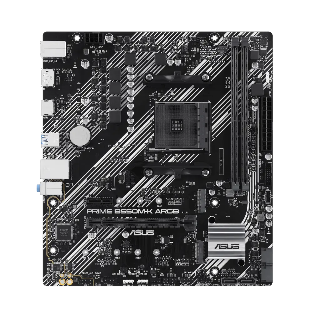 ASUS PRIME B550M-K ARGB official product image