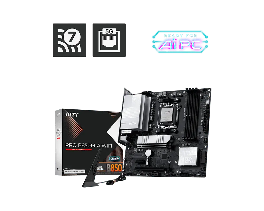 MSI PRO B850M-A WIFI motherboard