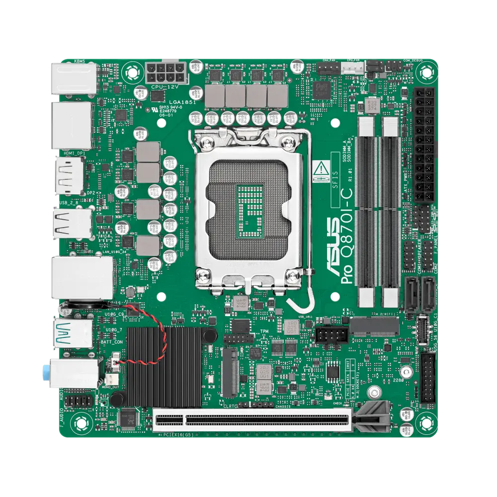 ASUS Pro Q870I-C-CSM official product image