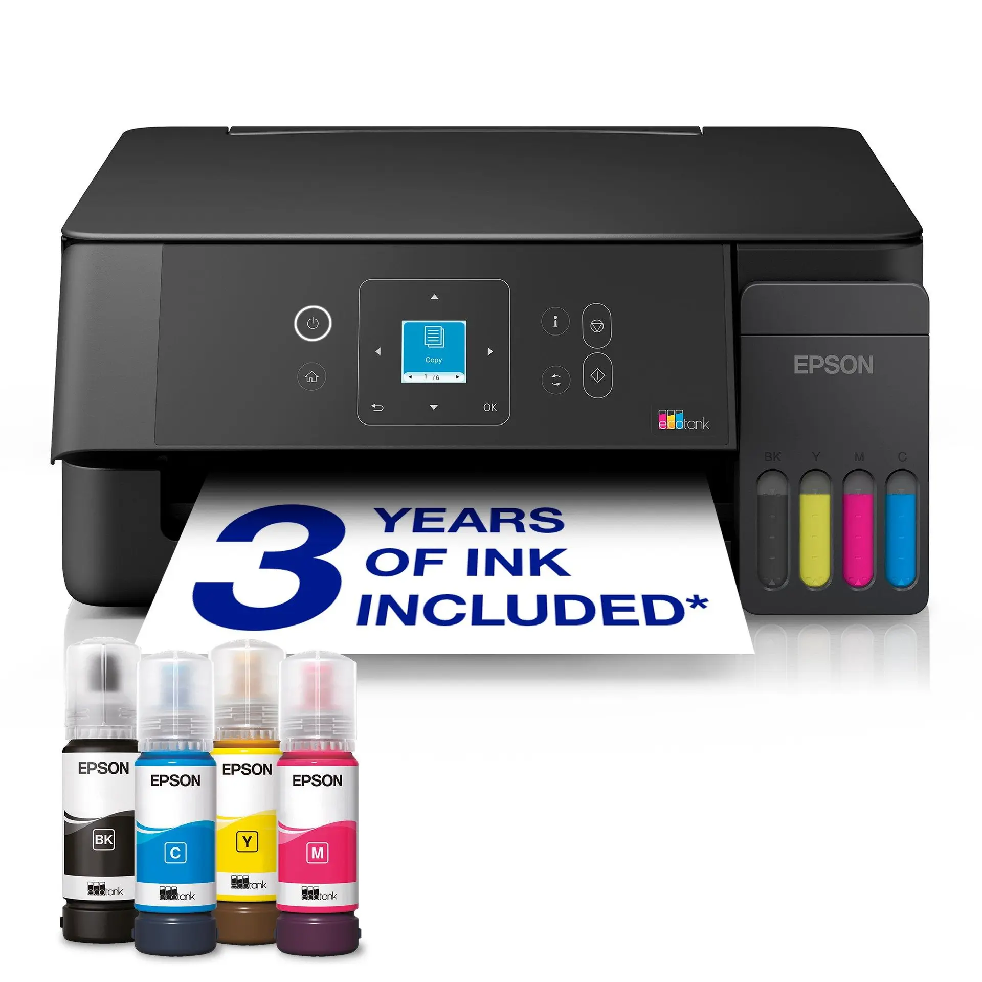 Epson EcoTank L3360 A4 Multifunction Wi-Fi & AirPrint Ink Tank Printer With LCD Screen And Up To 3 Years Of Ink Included — exact C11CL63409B2 manufacturer product image