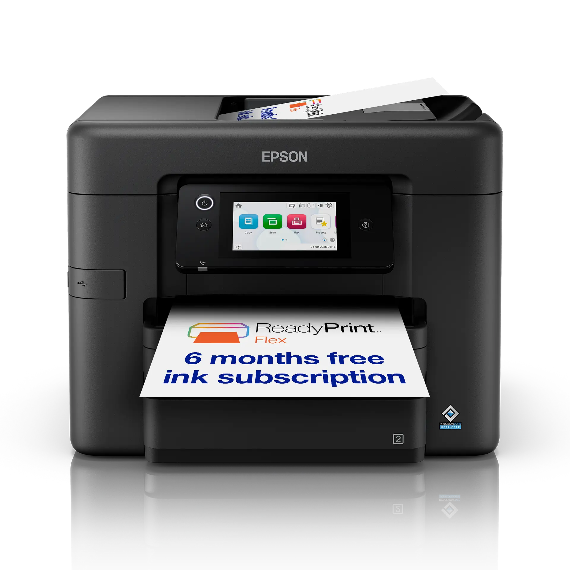 Epson WorkForce Pro WF-4930 A4 Multifunction Wireless Inkjet printer including 6 months free ink with ReadyPrint Subscription* — exact C11CM03401 manufacturer product image