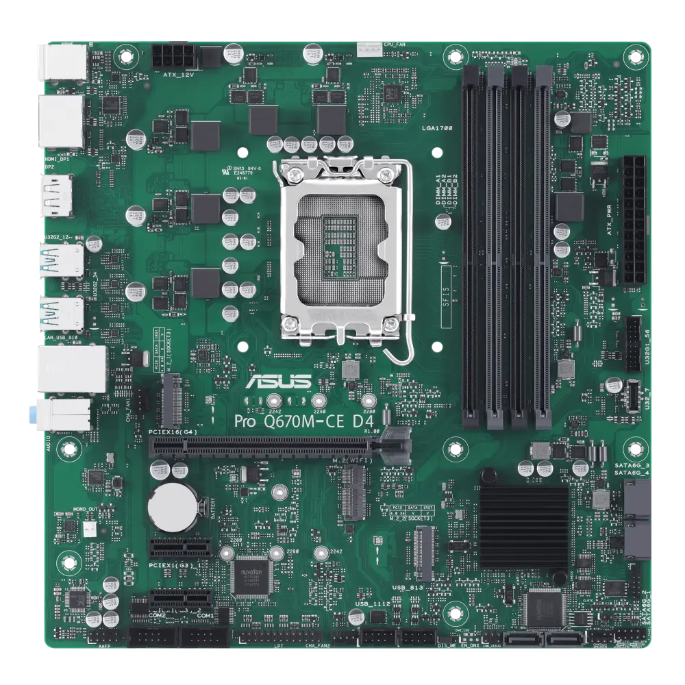 ASUS Pro Q670M-CE D4-CSM official product image