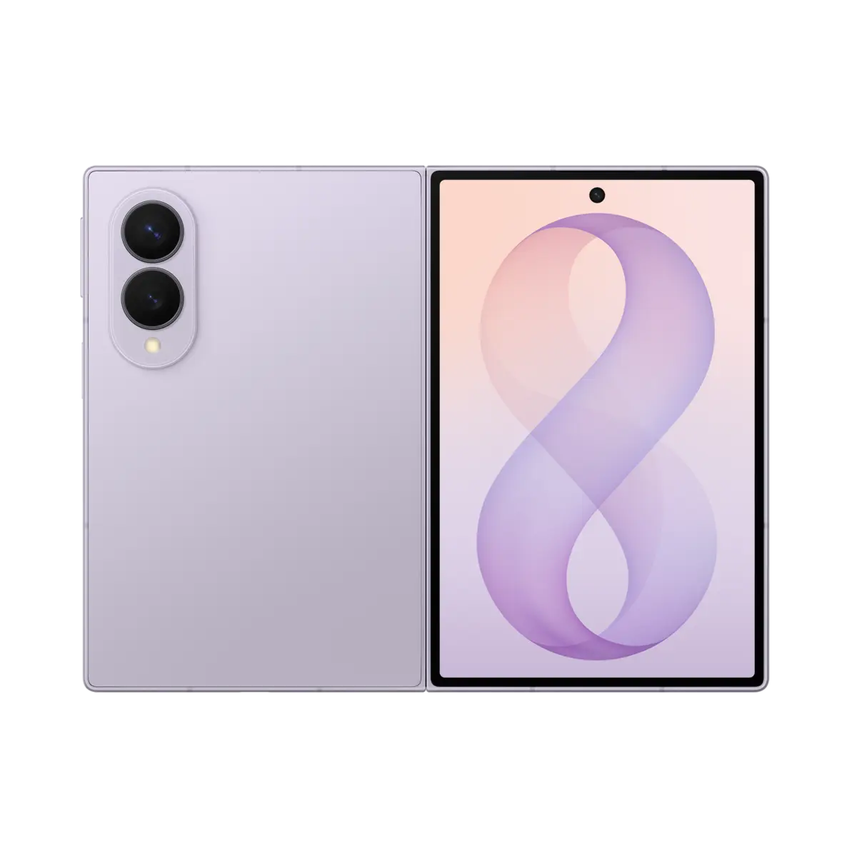 Samsung Galaxy Z Fold8 in Lavender, official product view