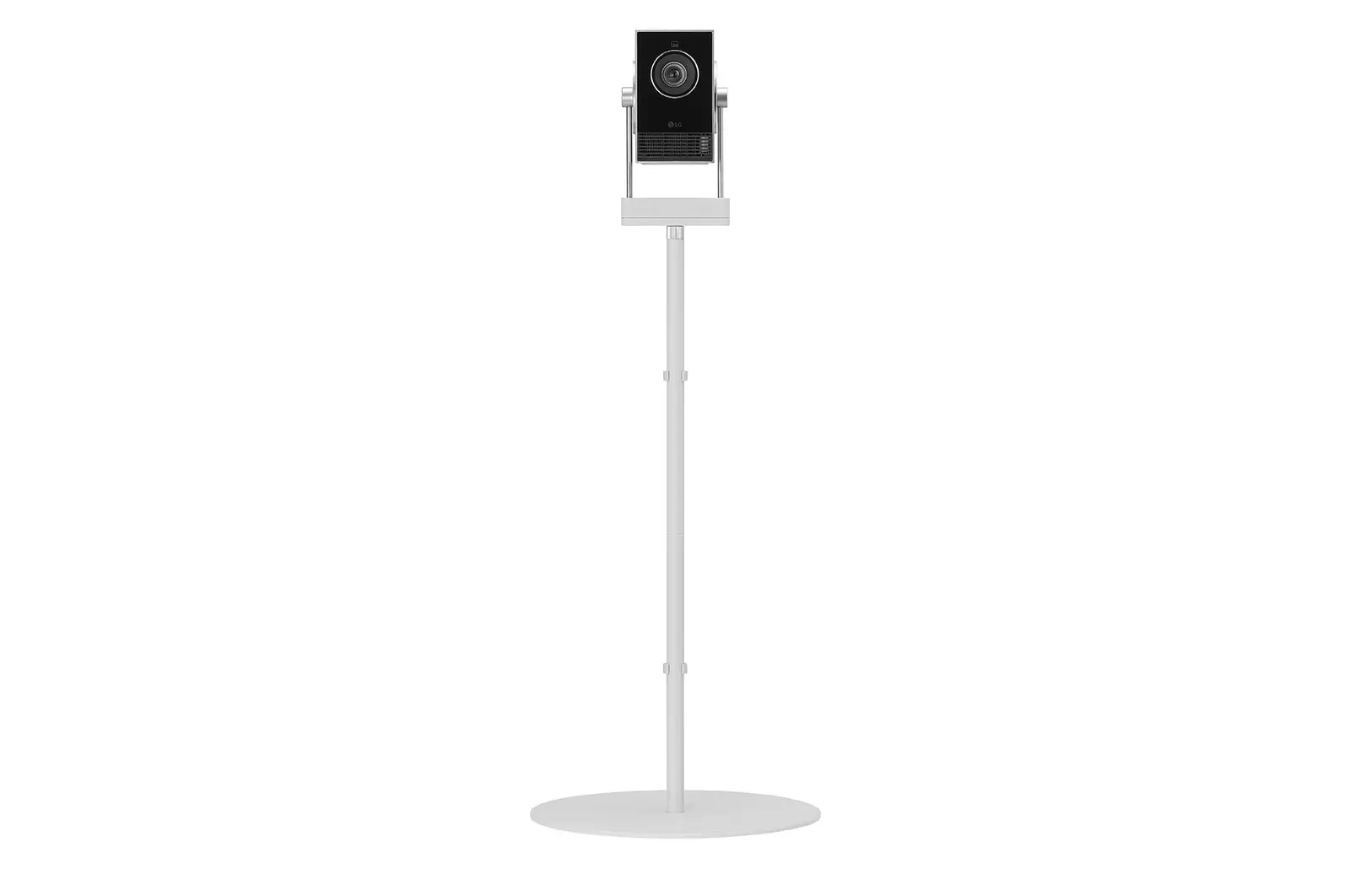 Front view of LG CineBeam Q stand CQS710PB