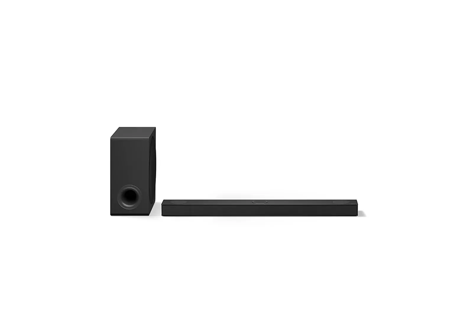 Front view of 3.1.3 channel LG Soundbar with Dolby Atmos US80TY US80TY