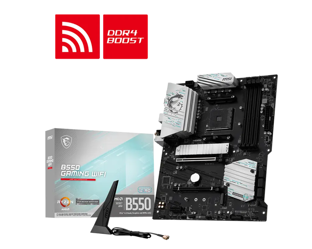 MSI B550 GAMING WIFI official product image