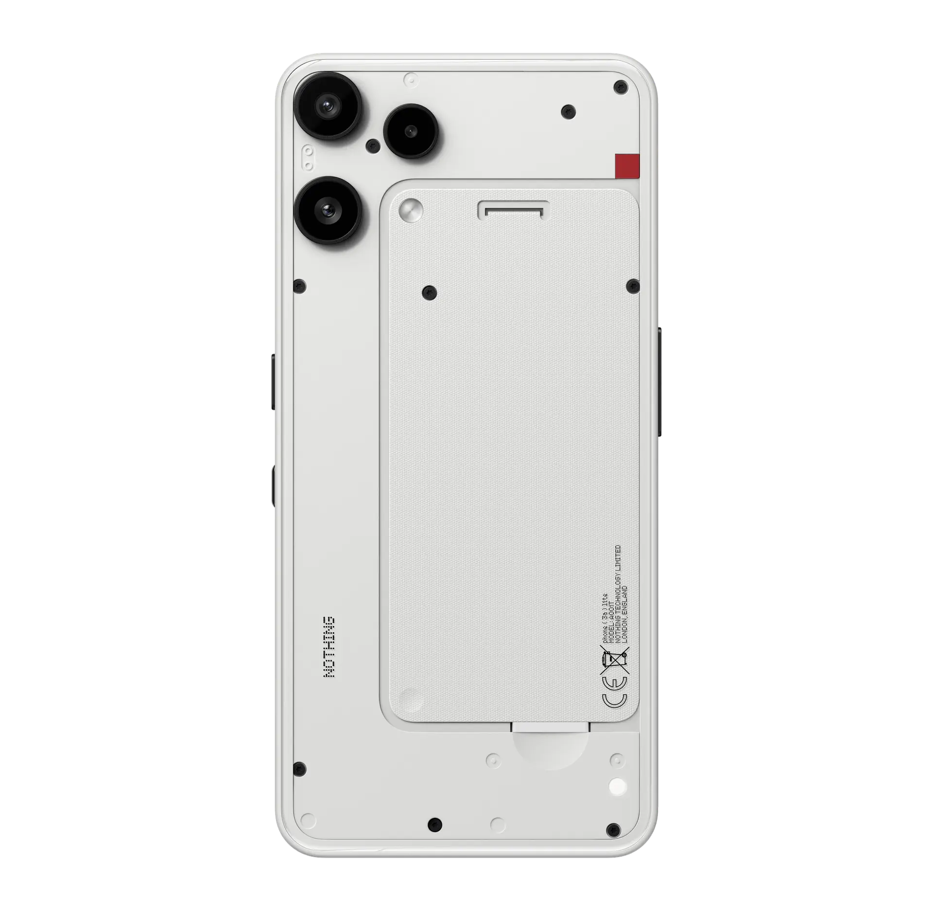 Nothing Phone (3a) Lite in White, official product view