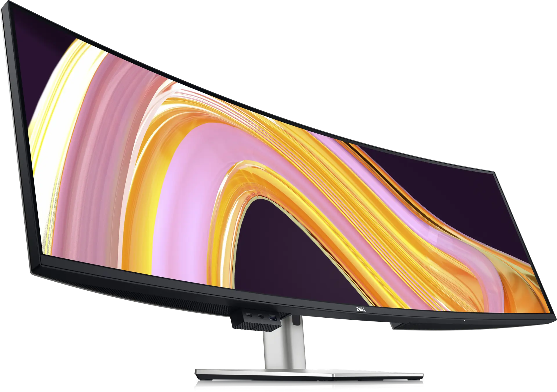 View right-facing Dell UltraSharp 49 Curved USB-C Hub Monitor - U4924DW