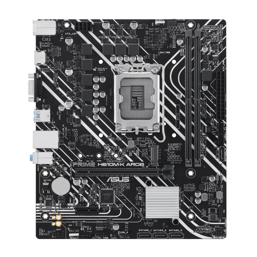 ASUS PRIME H610M-K ARGB official product image