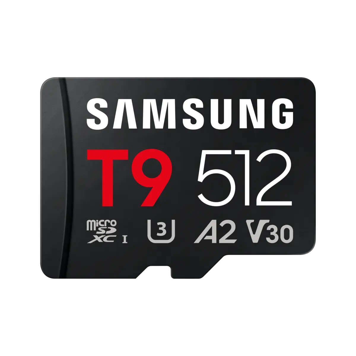T9 microSD Card microSDXC™ UHS-I Card Front Black 