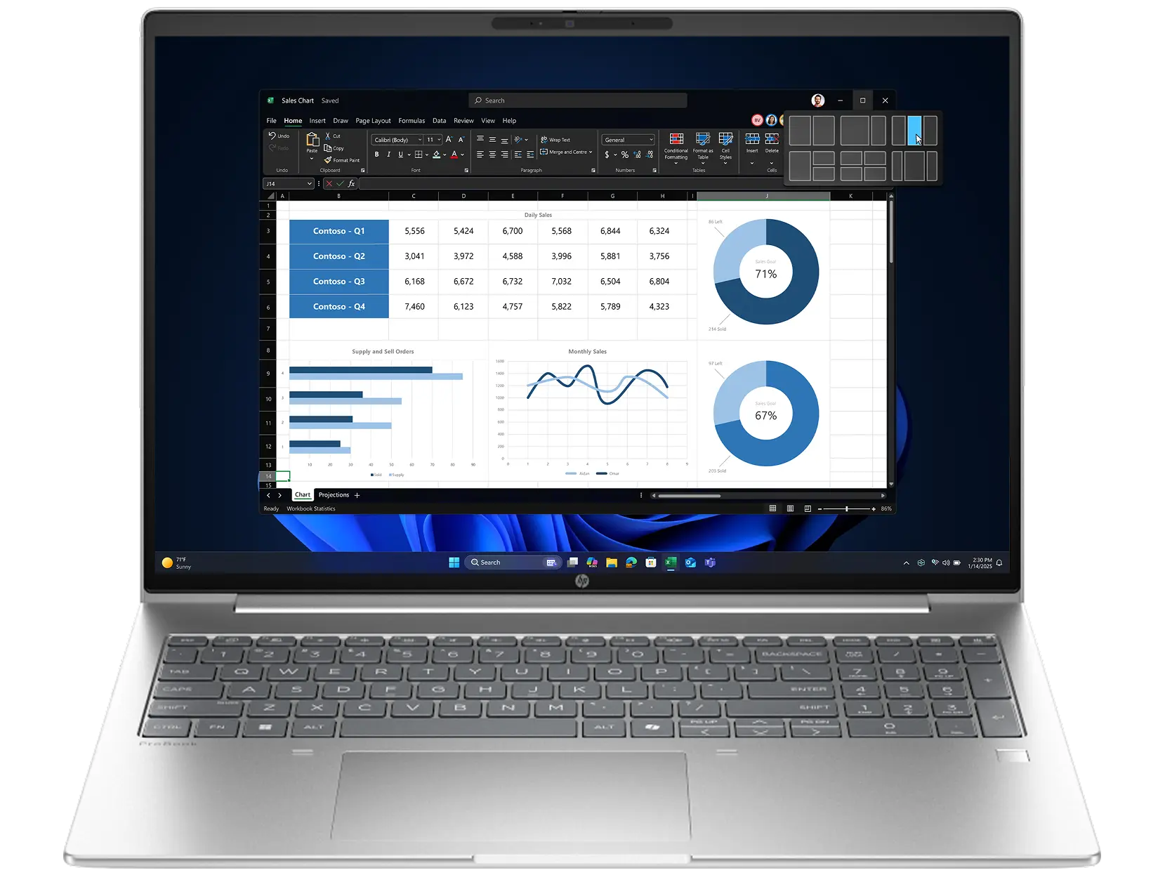 HP ProBook 4 G1i 16 inch Notebook AI PC Wolf Pro Security Edition official product image